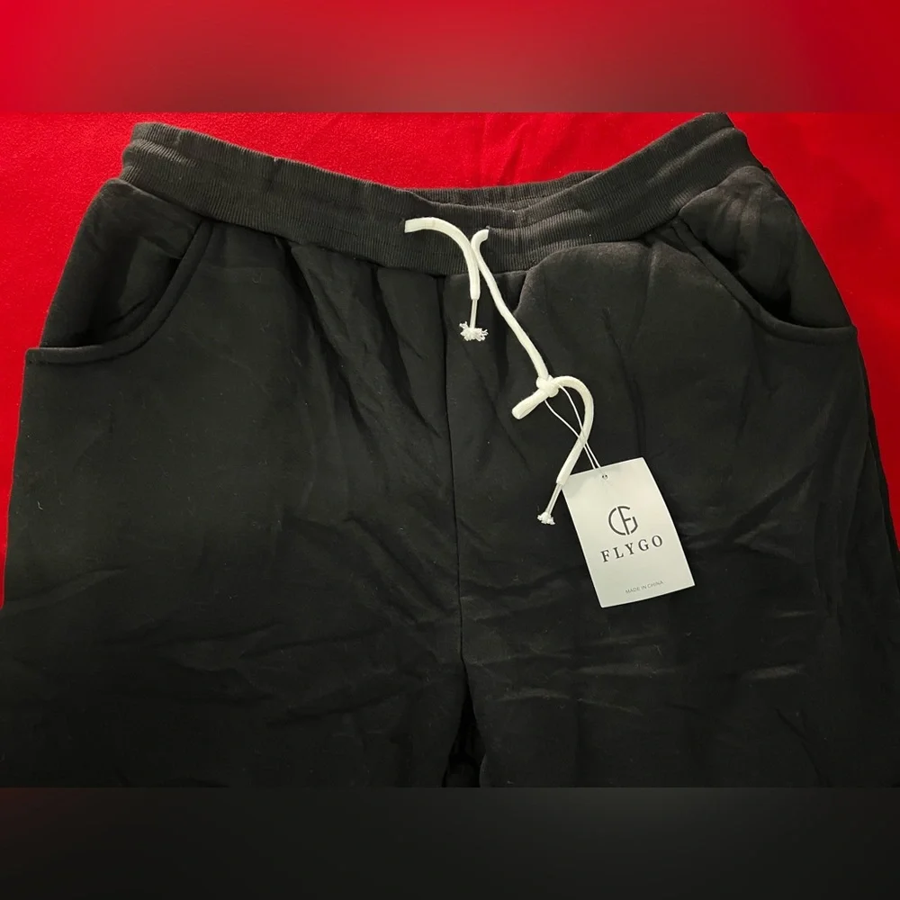 Flygo Outdoor Winter Heated Cotton Pants Size XL Black NWT Super Warm Thermal A